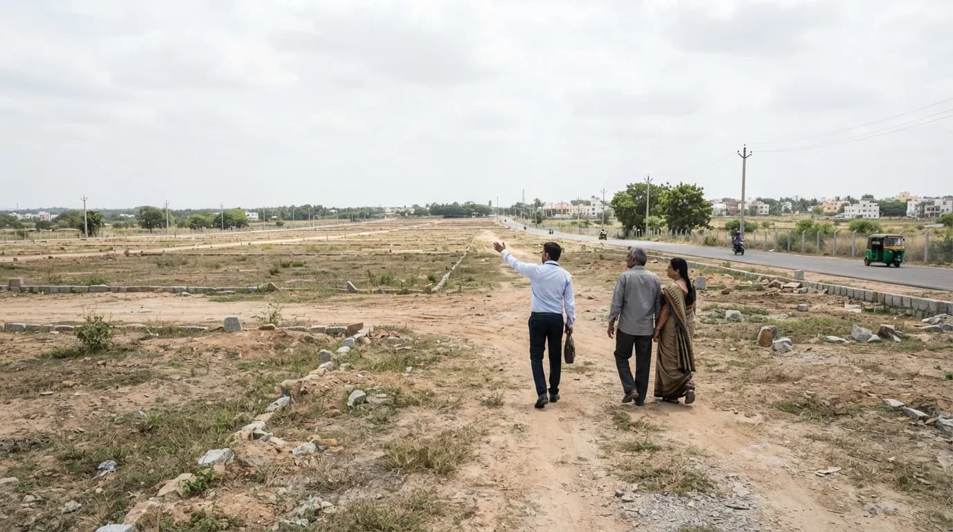 Site walk with customers