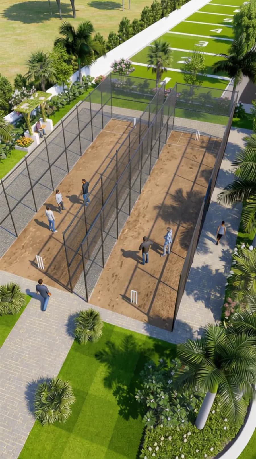 Sports courts